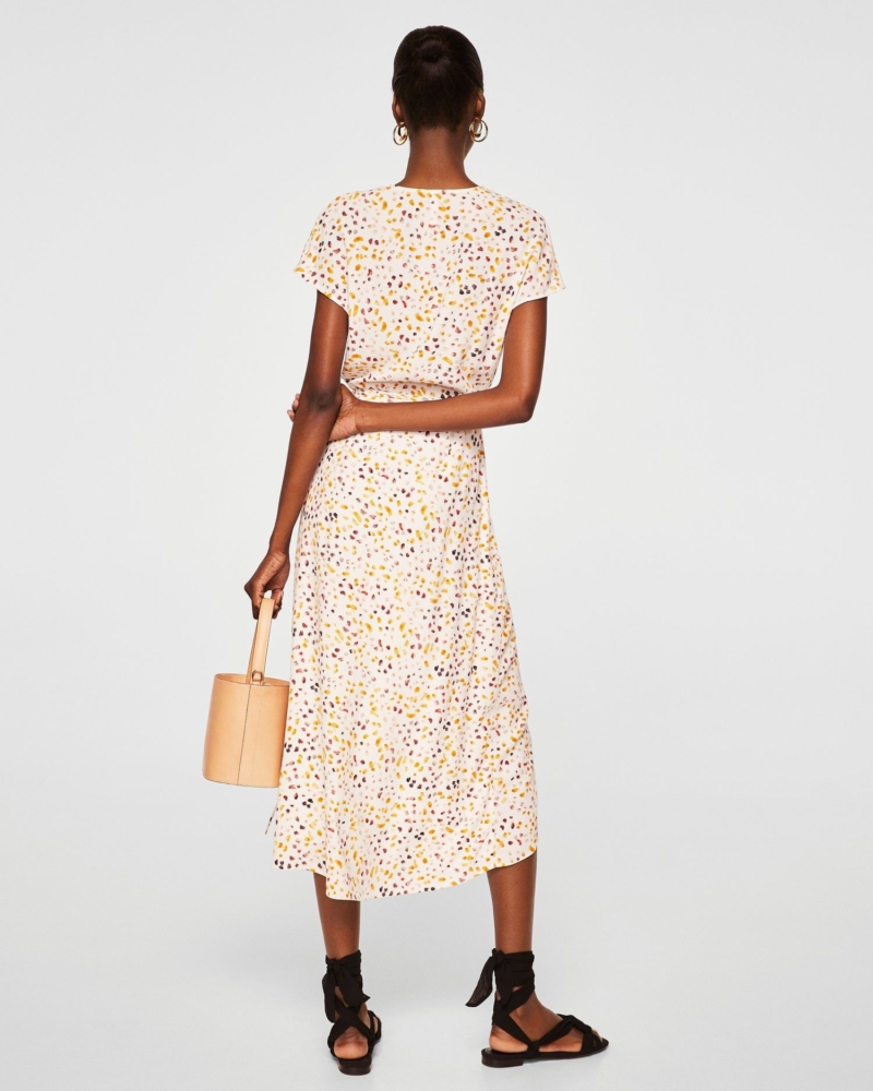 Asymmetrical satin dress – Image 2