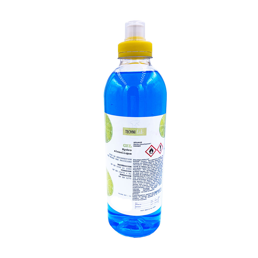 Gel hydro-alcoolique bactéricide virucide 1 litre - Acmsourcing