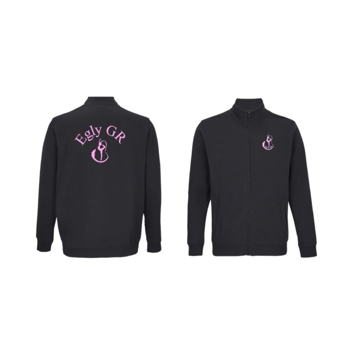 Veste zippée unisexe club ASE Egly GR