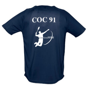 Tee shirt respirant COC badminton